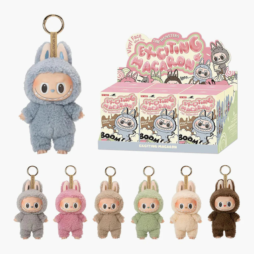 Labubu The Monsters Tasty Macarons Vinyl Face Blind Box Whole Set