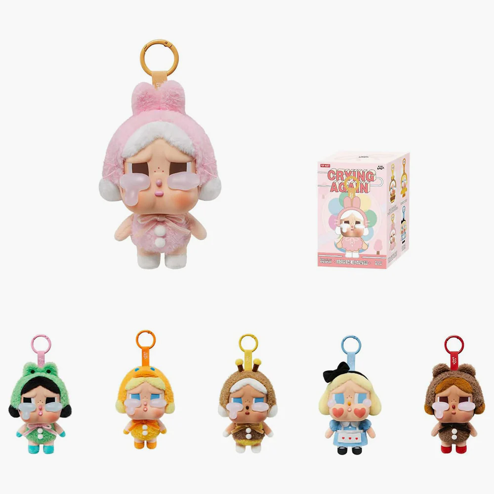 Crybaby Crying Again Series Vinyl Face Plush Sealed Case (6 Blind Box)