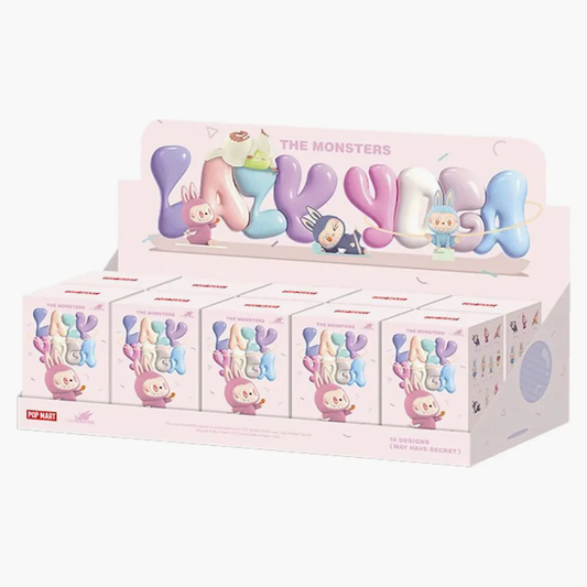 Labubu The Monsters Lazy Yoga Series Figures Sealed Case (10 Blind Boxes)