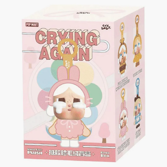 Crybaby Crying Again Series Vinyl Face Plush Sealed Case (6 Blind Box)